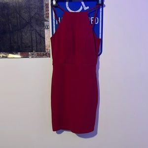Sexy red party dress